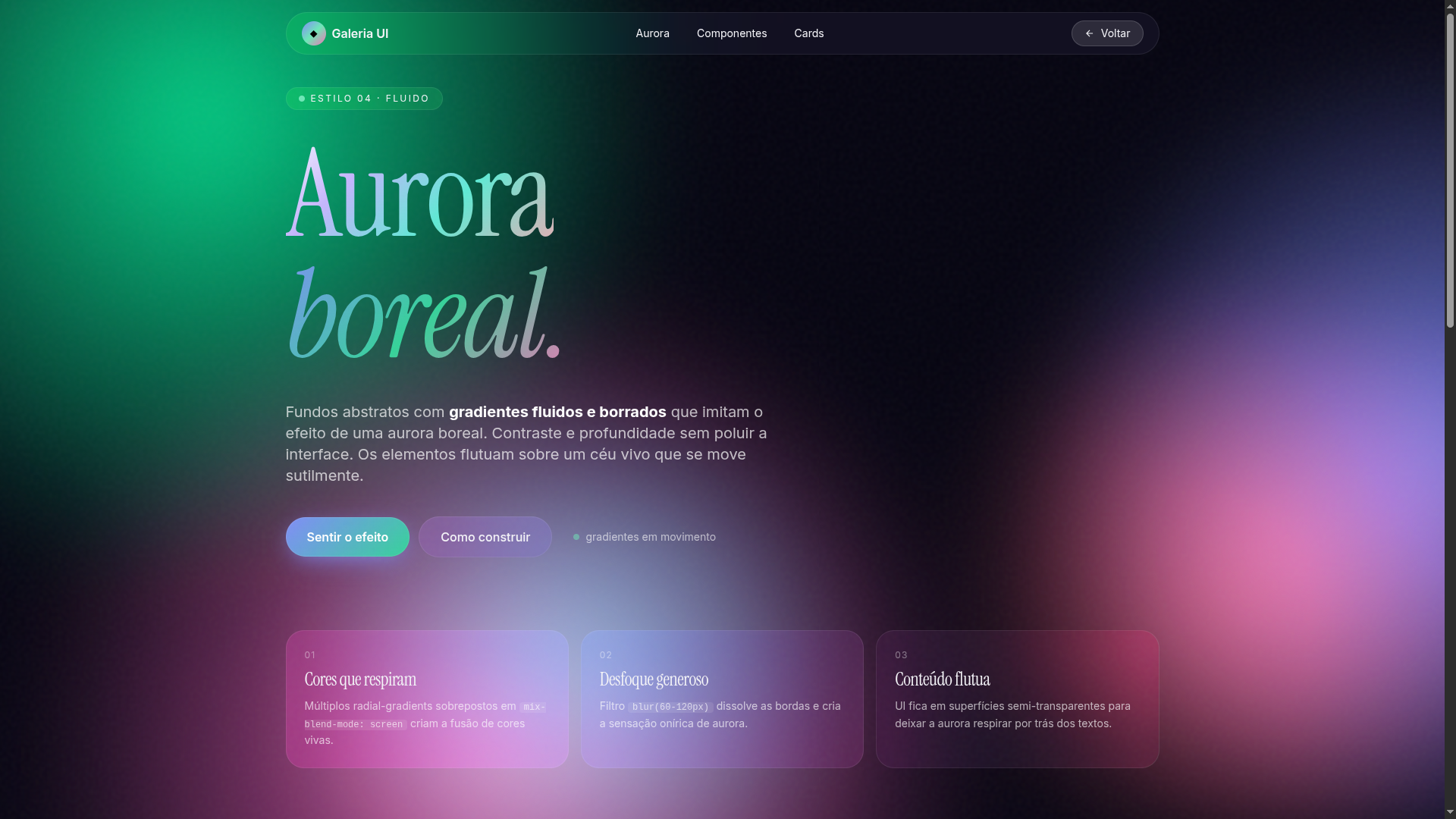 Preview Aurora UI